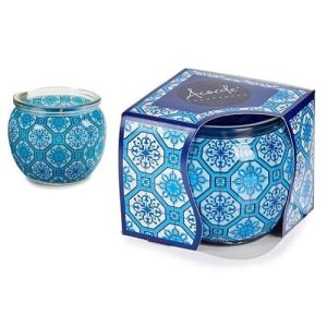 Vela aromática estilo árabe, tarro de cristal, 230 g. Agua fresca