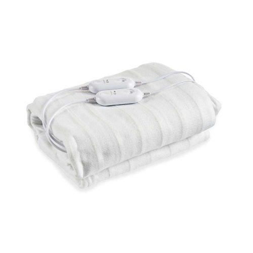 Cobertor eléctrico doble 3 niveles de temperatura color blanco - Somiedo