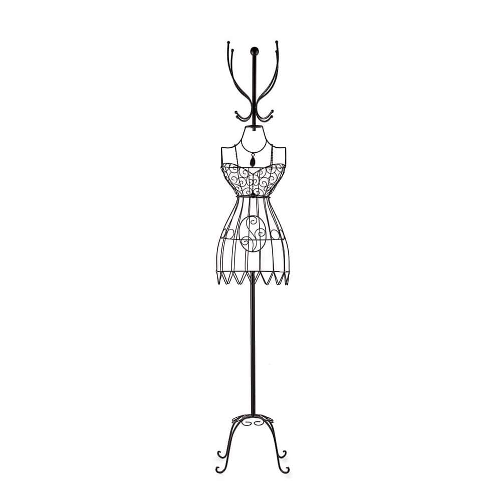Maniquí perchero de diseño vestido femenino, soporte 4 pies - Abla MEBLERO: colchones, jardín