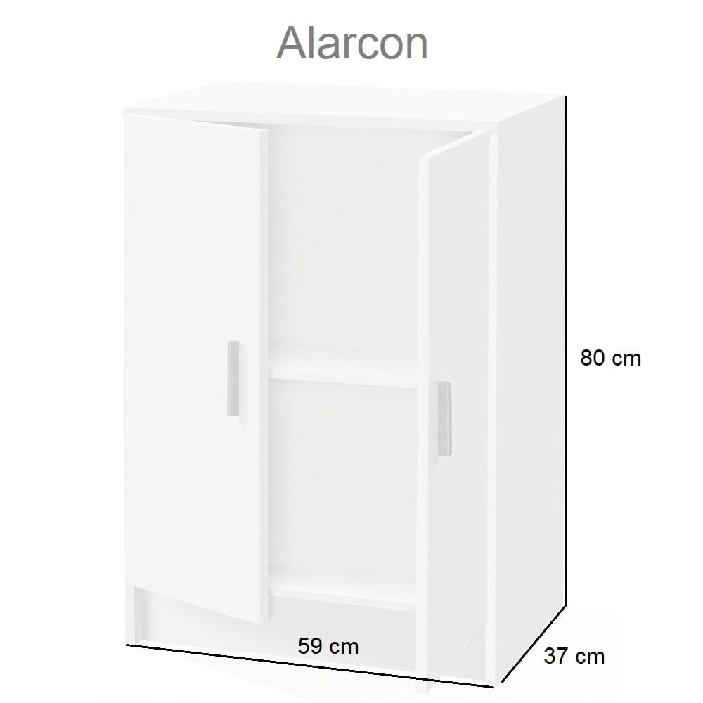 Armario con estante - 60.472.110 - LISTA - con puerta abatible / con  compartimento para colgar ropa / con 2 puertas