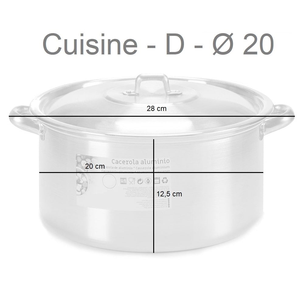 Buy Sarten de aluminio puro con mango, para gas y horno, diferentes tamaños  - Cuisine 16 cm with crypto