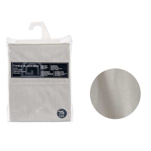 Funda de almohada, 100% poliéster, extra suave, color gris claro, 70 - 75 cm - Caleruega