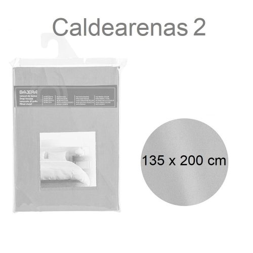 Medidas. sábana bajera extra suave, 100% poliéster, diferentes tamaños, gris oscuro 135 cm - Caldearenas.