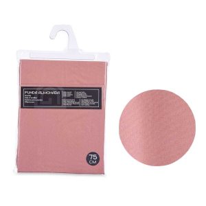 Funda de almohada, 100% poliéster, color rosa, dos medidas - Calamerilla