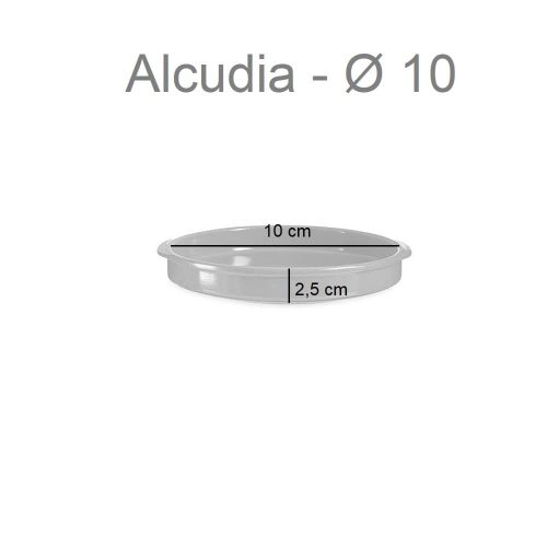 Medidas cazuela de barro redonda con asas, disponibles en varios tamaños, 10 cm - Alcudia