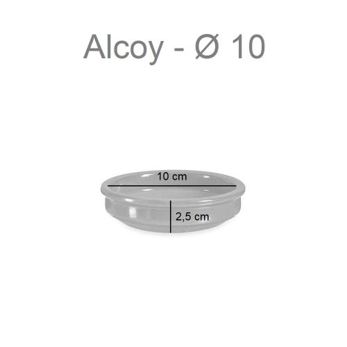 Medidas cazuela de barro redonda sin asas, disponibles en varios tamaños, 10 cm - Alcoy