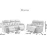Conjunto de sofás 3+2 relax con reposapiés abatibles y respaldos  reclinables - Barcelona - Don Baraton: tienda de sofás, colchones y muebles