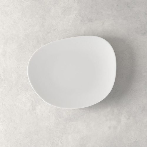 Plato de desayuno, porcelana, forma irregular, 21 cm, blanco - Organic, Villeroy & Boch