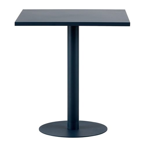 Square Metal Pedestal Dining Table, 70 x 70 cm - Kolding - Image 3