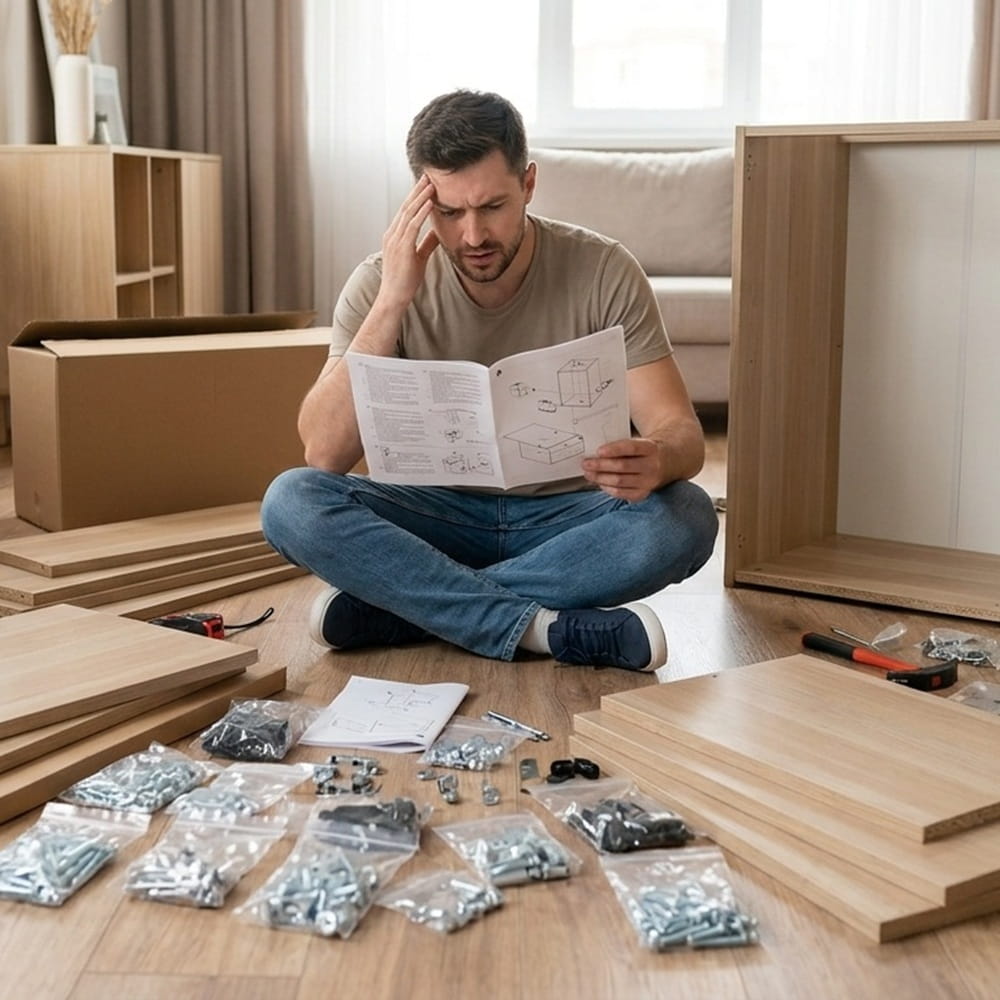 El tiempo de montaje de un mueble varía según la experiencia y la habilidad de cada persona.