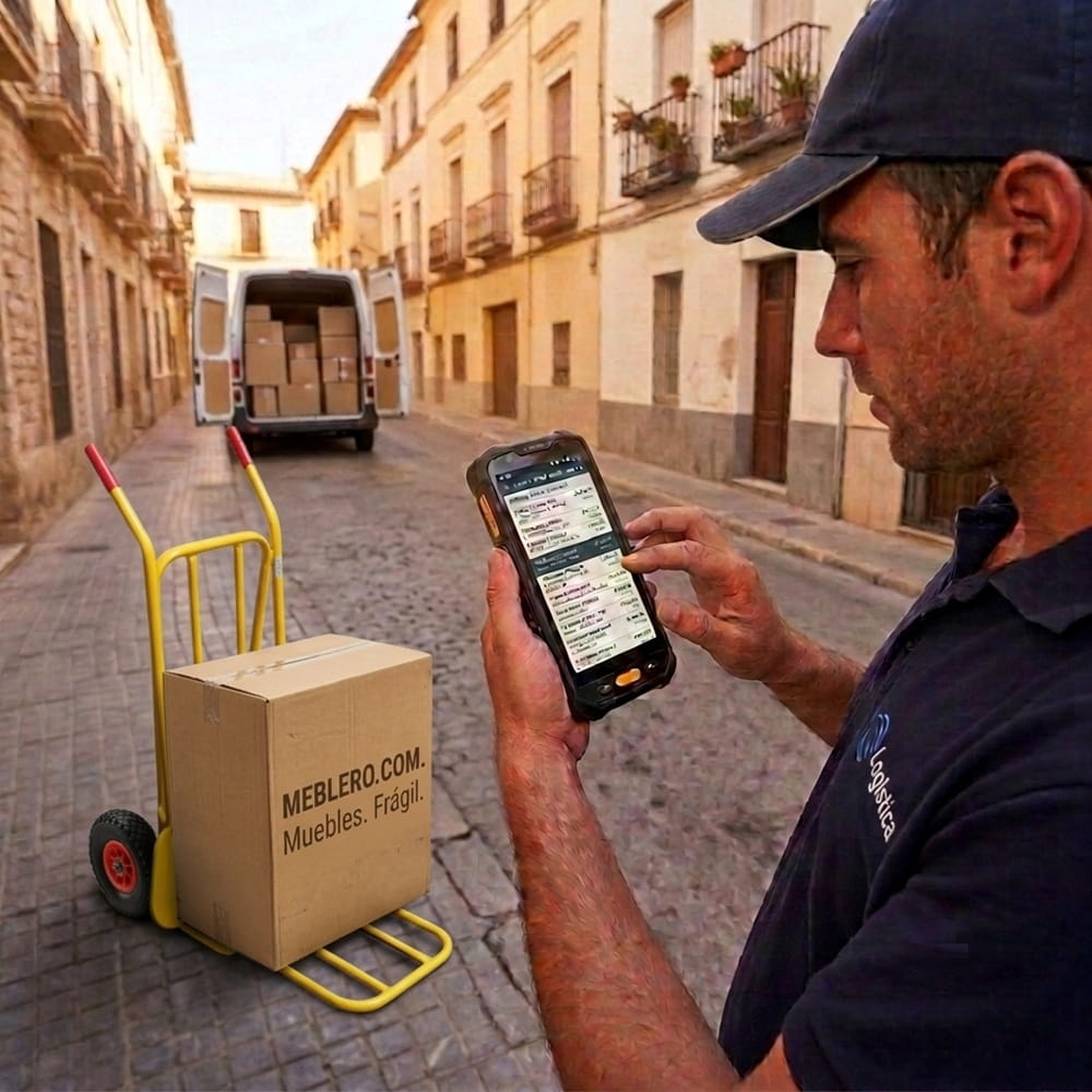 El transportista de muebles entrega en tu zona cuando su ruta lo permite, no cuando más te conviene.