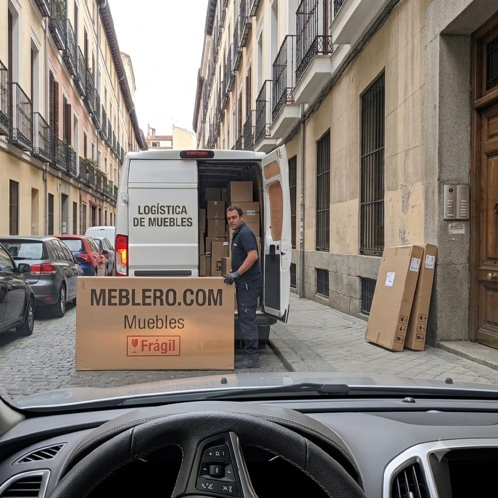 La entrega estándar en comercio electrónico de muebles es «pie de calle»